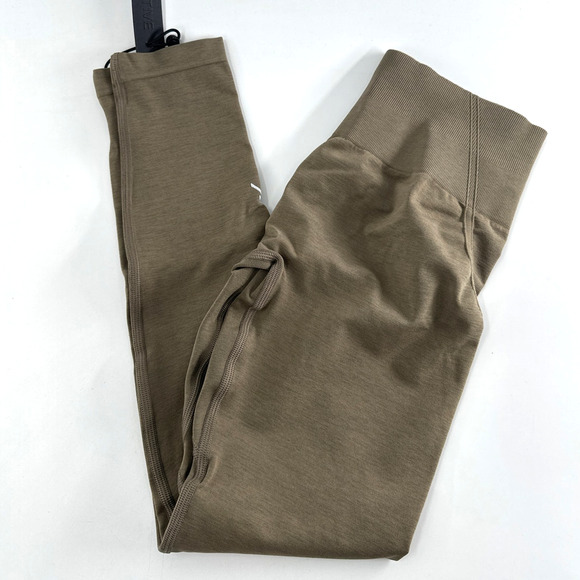 Oner Active Moss Brown Effortless Seamless Leggings Size S - Picture 4 of 8